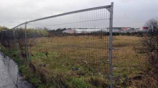 The site of the planned John Lewis store near Lisburn