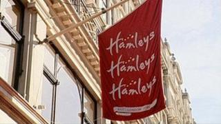Hamleys sign
