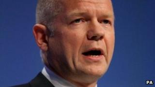 UK Foreign Secretary William Hague