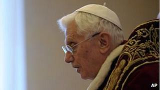 Pope Benedict on 11 Feb 2013