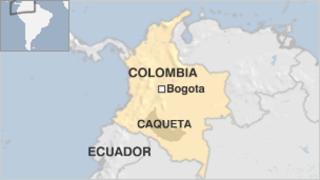 Map of Colombia