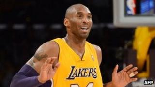 Kobe Bryant in Los Angeles, 12 February 2013