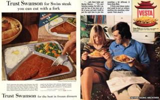 Swanson and Vesta adverts from 1960s and 70s