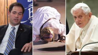 Marco Rubio, a cruise passenger, Pope Benedict XVI