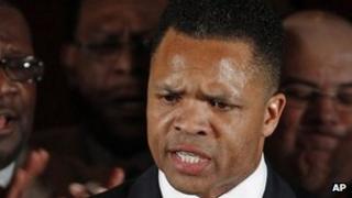 Jesse Jackson Jr in Chicago, Illinois March 2012