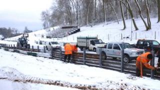Cadwell Park workers