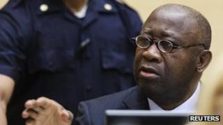 Laurent Gbagbo at his pre-trial hearing in The Hague. Photo: 19 February 2013