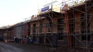 Houses being built in Peterborough