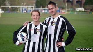 Gemma Sanders and Barrie Prowse