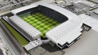 Artist's impression of the redeveloped Windsor Park
