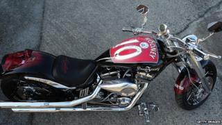 Motorcycle designed by Manchester United footballer Wayne Rooney