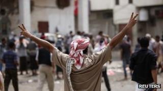 Southern separatist protesters, Aden, 21 Feb 2013