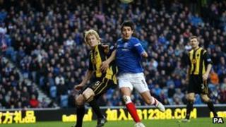 Glasgow Rangers vrs Berwick Rangers