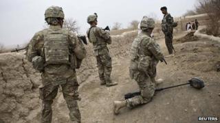 US troops in Afghanistan (1 February 2013)