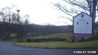Entrance to Inchmarlo golf resort
