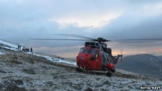 Scafell rescue