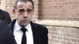 Michael Le Vell arriving at court