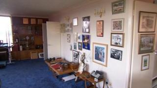 Interior of Jimmy Savile's penthouse