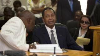 Jean-Claude Duvalier in court, 28 February