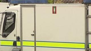 Army bomb disposal van