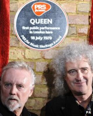 Roger Taylor and Brian May
