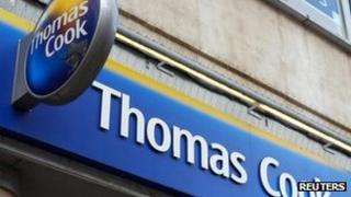 Thomas Cook bookings down