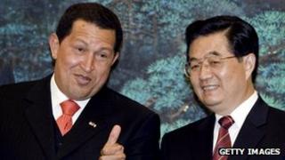 Hugo Chavez shared good relations with President Hu Jintao and other Chinese leaders