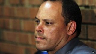 Detective Hilton Botha in court (21 February 2013)