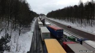 Traffic on motorway
