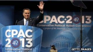 Mitt Romney at CPAC conference