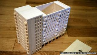 Beehive of Kennedy Gardens Flats in Billingham