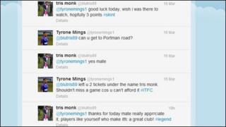 Twitter conversation