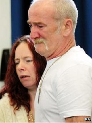Mairead and Mick Philpott on 16 May 2012