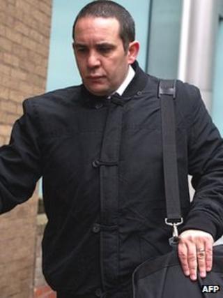 Ricci Giff arrives at Southwark Crown Court