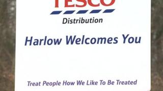 Harlow Tesco sign