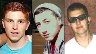 Jack Boyton, Harry Ferrand and Ashley Jones