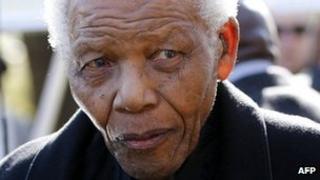 Nelson Mandela in June 2010