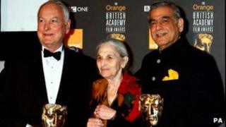Ruth Prawer Jhabvala with James Ivory and Ismail Merchant