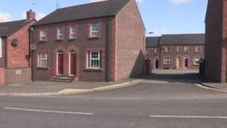 The man was shot in the Graham Court area of Moira