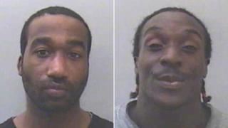 Kevin Liverpool (l) and Junior Bradshaw (r)