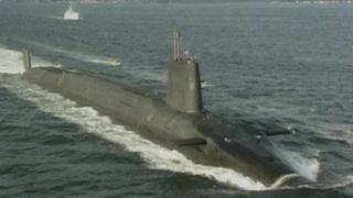 Trident nuclear submarine