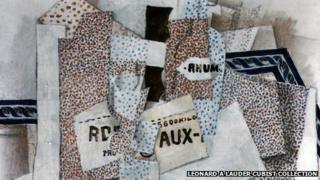 Bottle of Rum, Braque. Leonard A. Lauder Cubist Collection; 2013 Artists Rights Society (ARS), New York/ADAGP, Paris