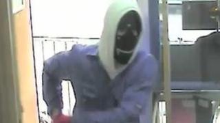 Chatham armed robber CCTV