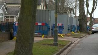 The scene of the incident
