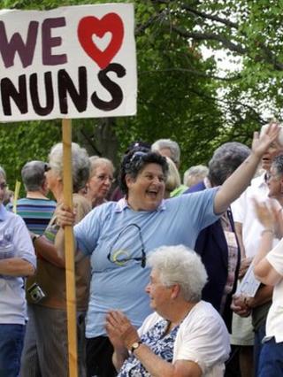 Supporters of The Leadership Conference of Women Religious (file photo)