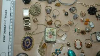 Jewellery on website
