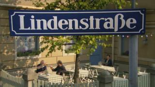 The Lindenstrasse sign