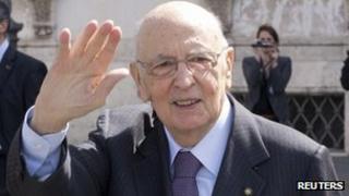 Italian President Giorgio Napolitano. Photo: April 2013