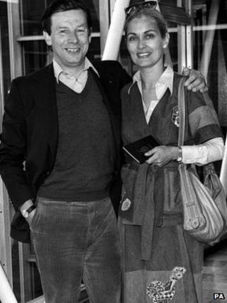 Patrick Garland and Alexandra Bastedo
