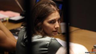 Amanda Knox at Perugia's Court of Appeal in 2011